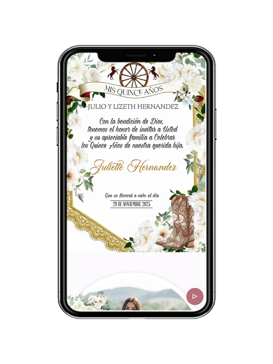 Invitación XV Años